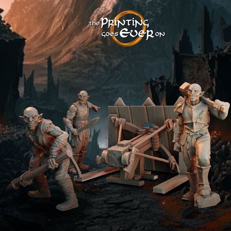 Orc Siege Crew & Crossbow - "Chapter 30"