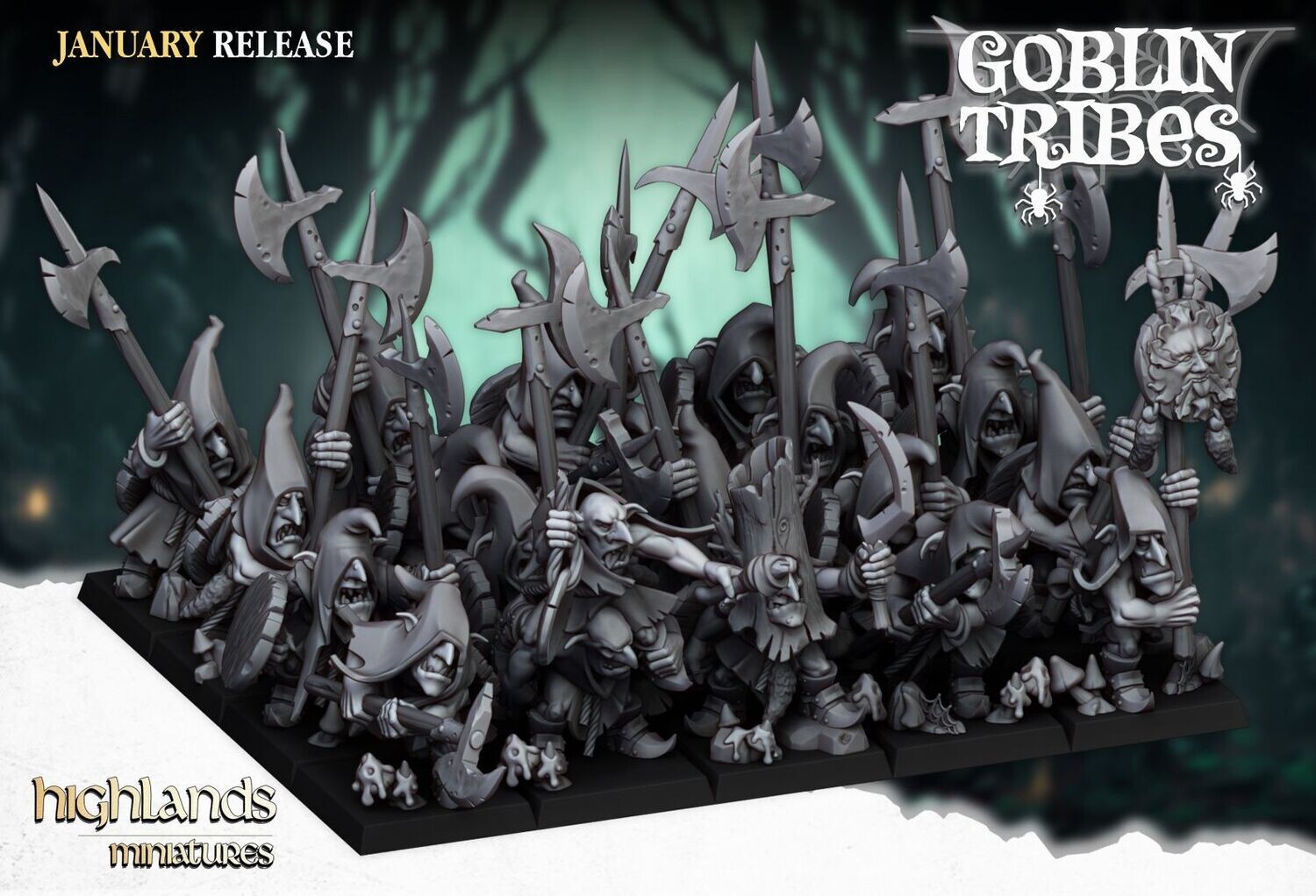 Swamp Goblin with Pikes (pack 20 uds)