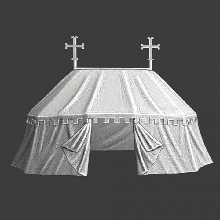 The Bishops Tent - medieval camp accessory