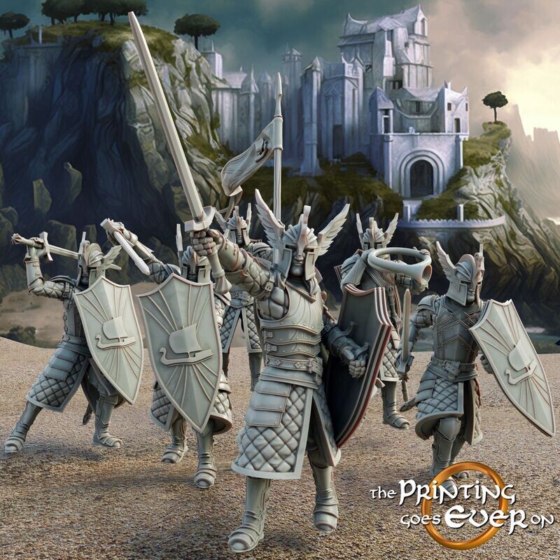 Knights of the Swan on foot (6 units)- "Chapter 32 - Allies and Fiefs"