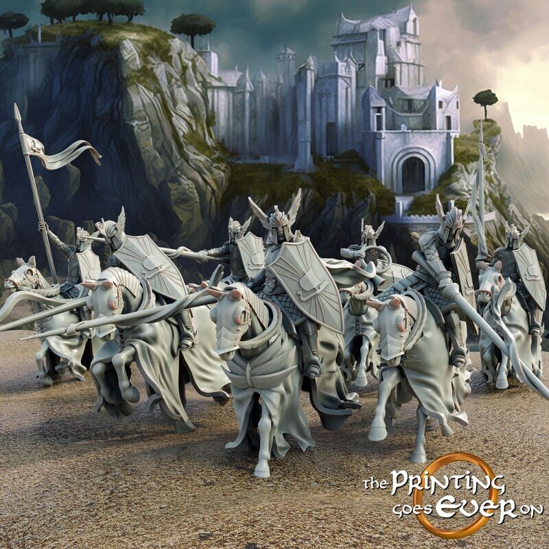 Knights of the Swan Mounted (7 units)- "Chapter 32 - Allies and Fiefs"