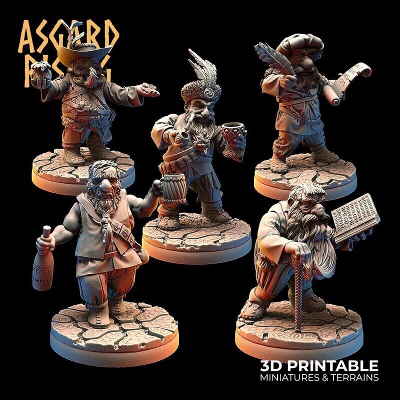 Dwarven Townsfolk - Pack 5 units