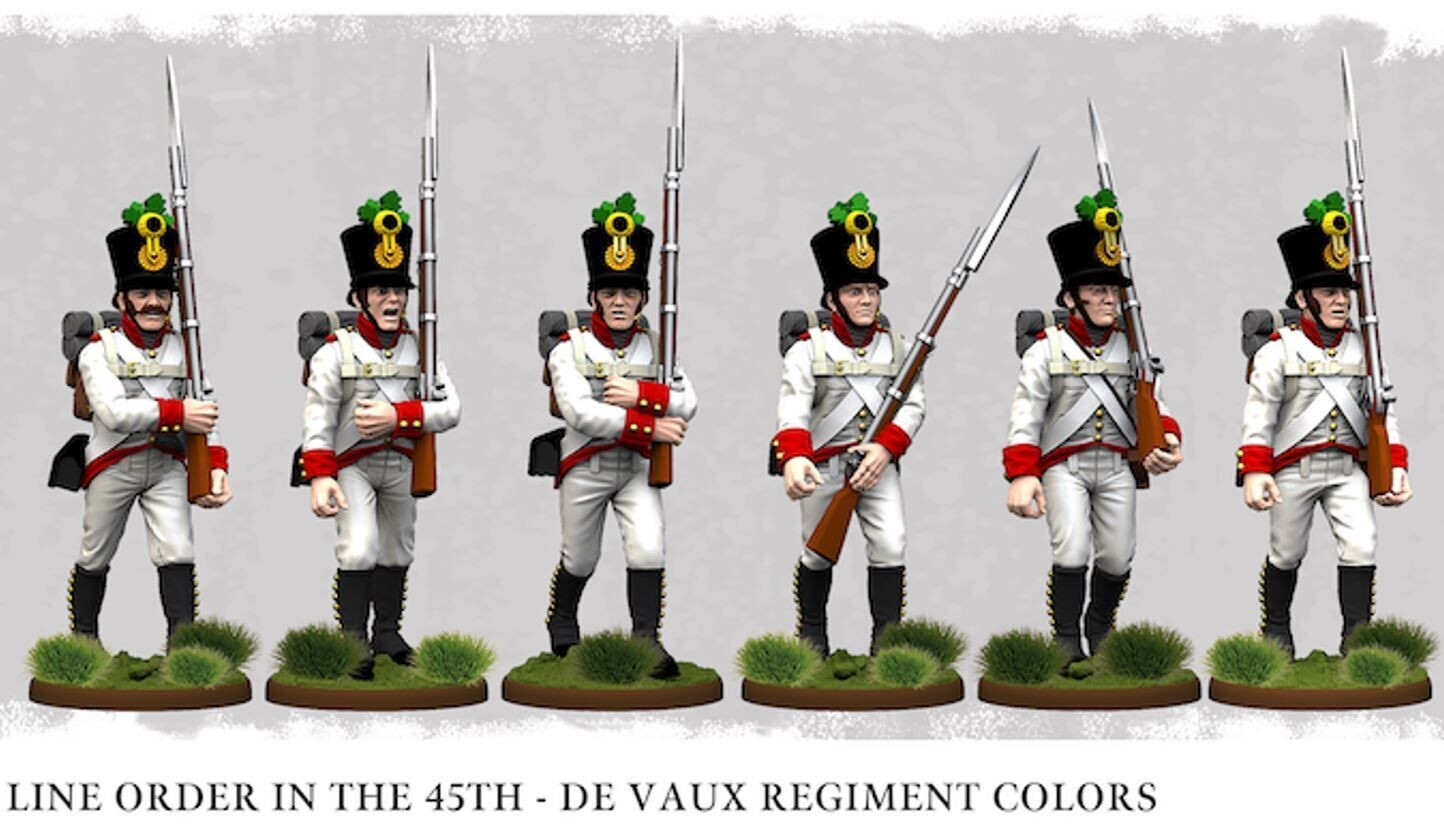 German Fusiliers post 1809 Line Order