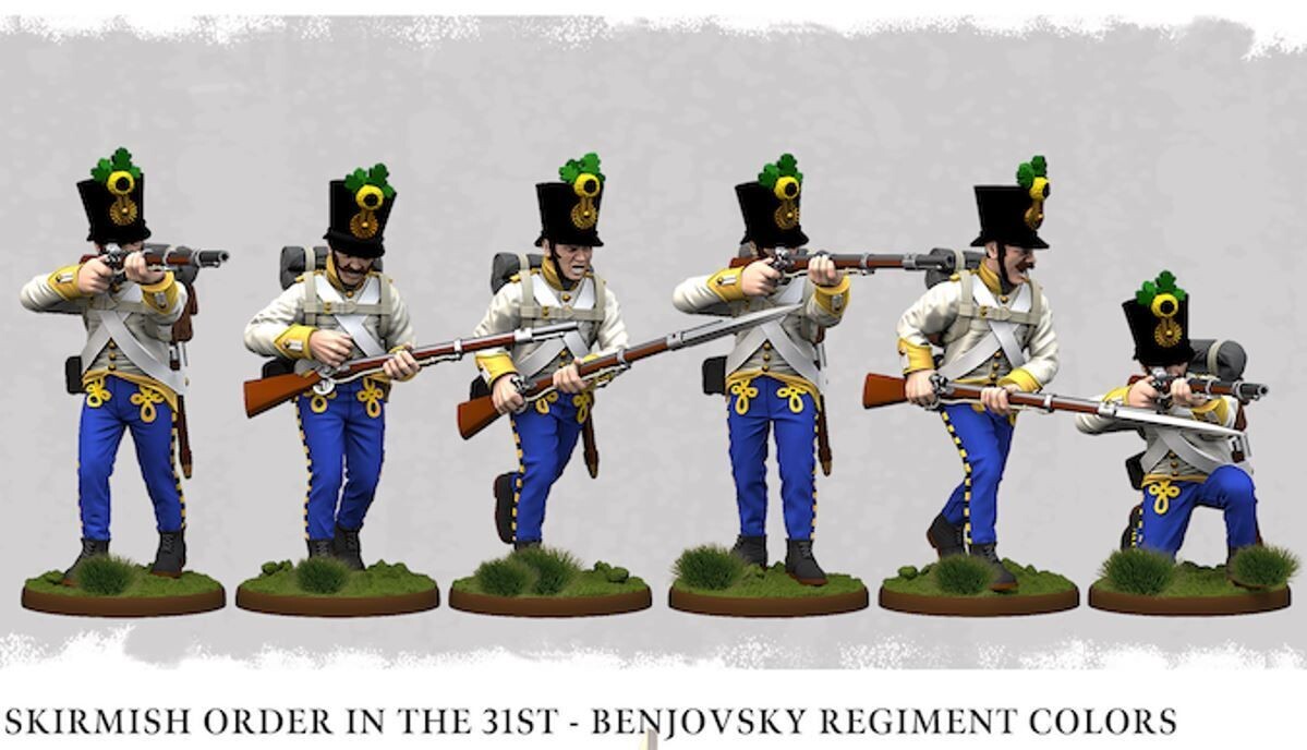 Hungarian Fusiliers Skirmish Order