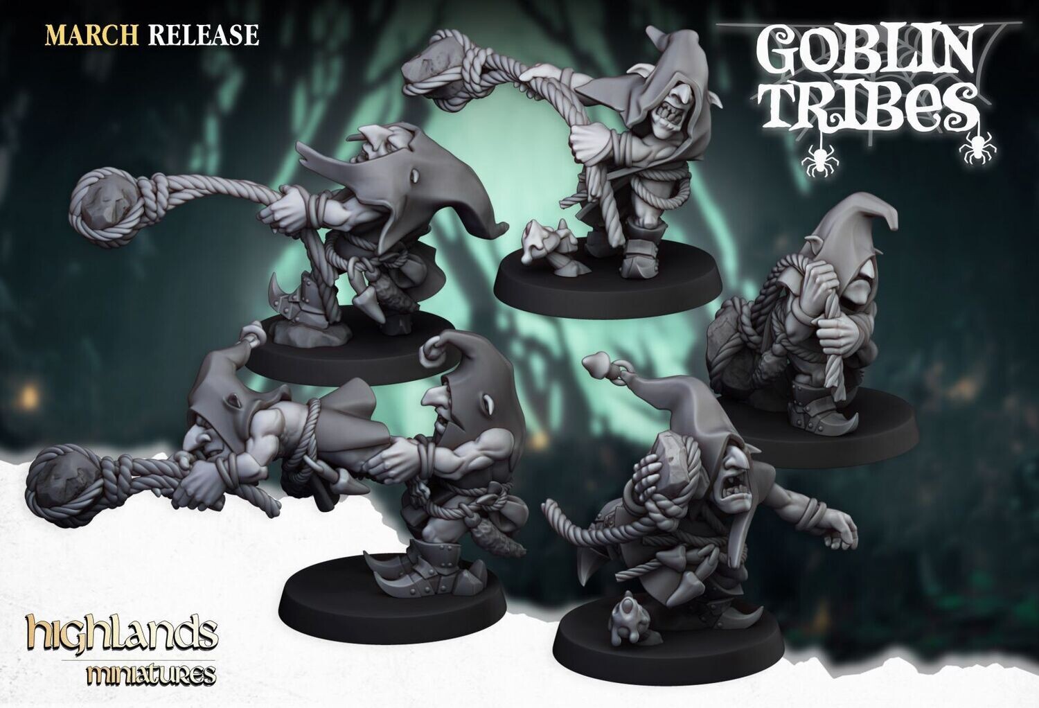 Swamp Goblin Stonethrowers (pack 5 uds)