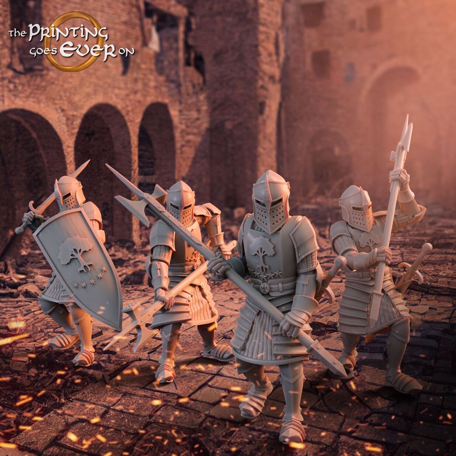 Men at Arms (4 units)- "Chapter-27-Siege of Osthold"