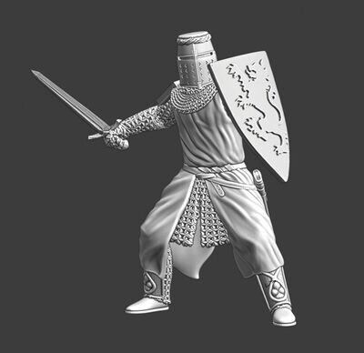 Medieval Folkunga Crusader Knight