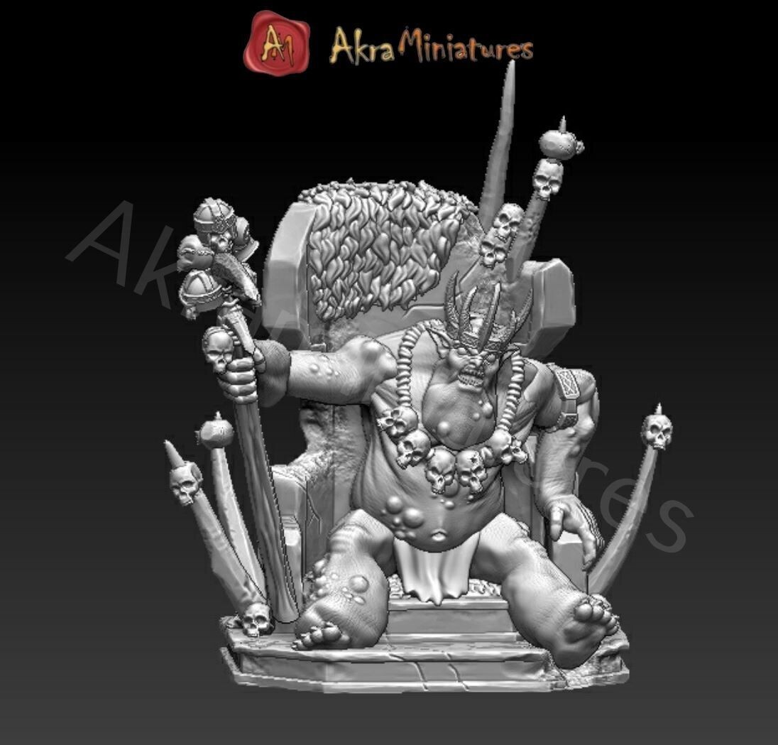 Bloated King on Throne - "Drums in the Mines"