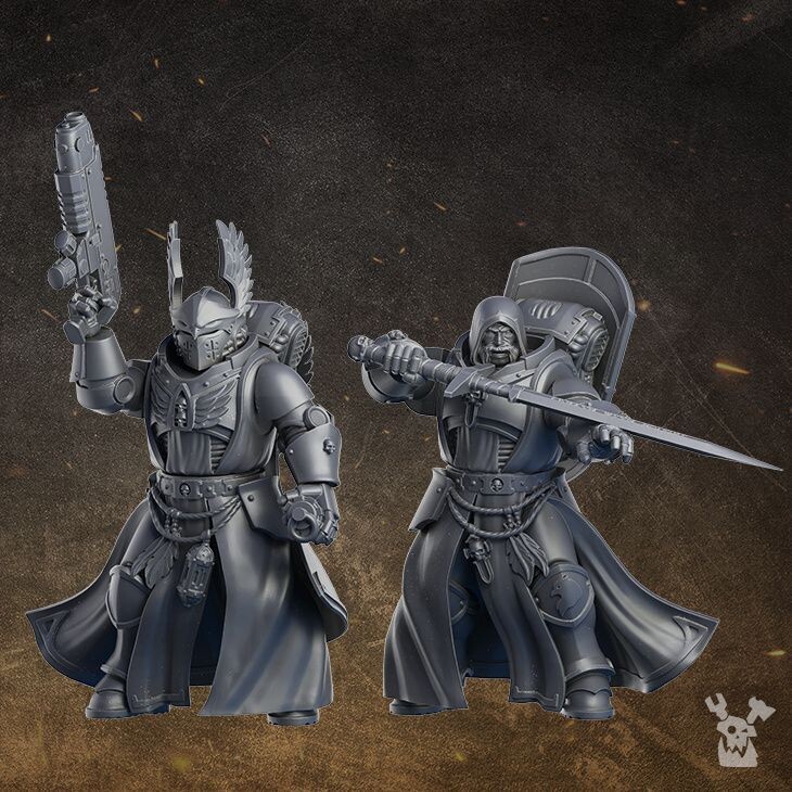 Black Gryphons Knights  - pack 5 Units (build kit)