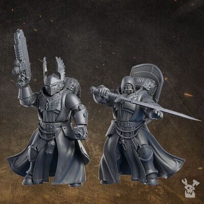 Black Gryphons Knights  - pack 5 Units (build kit)
