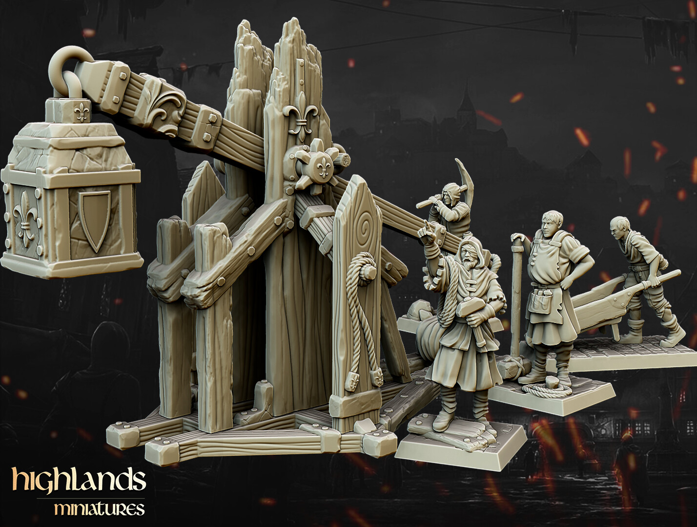 Trebuchet and Crew