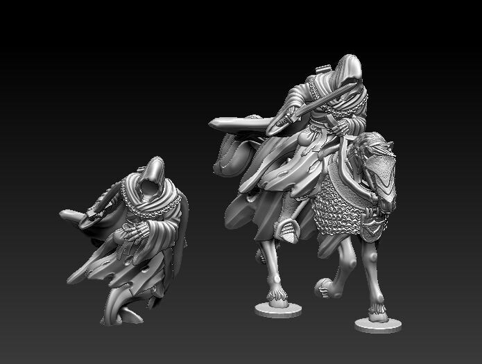 Lord of Shadows on foot & mounted