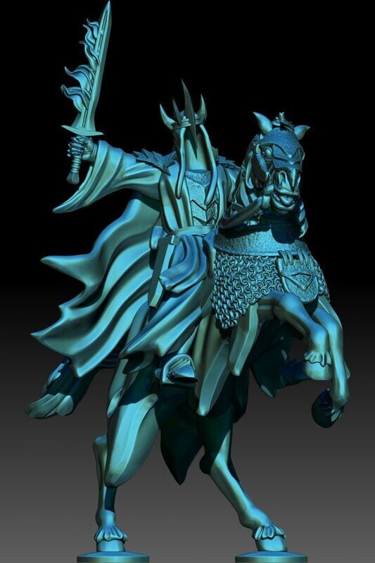 Wraith Lord on foot & mounted
