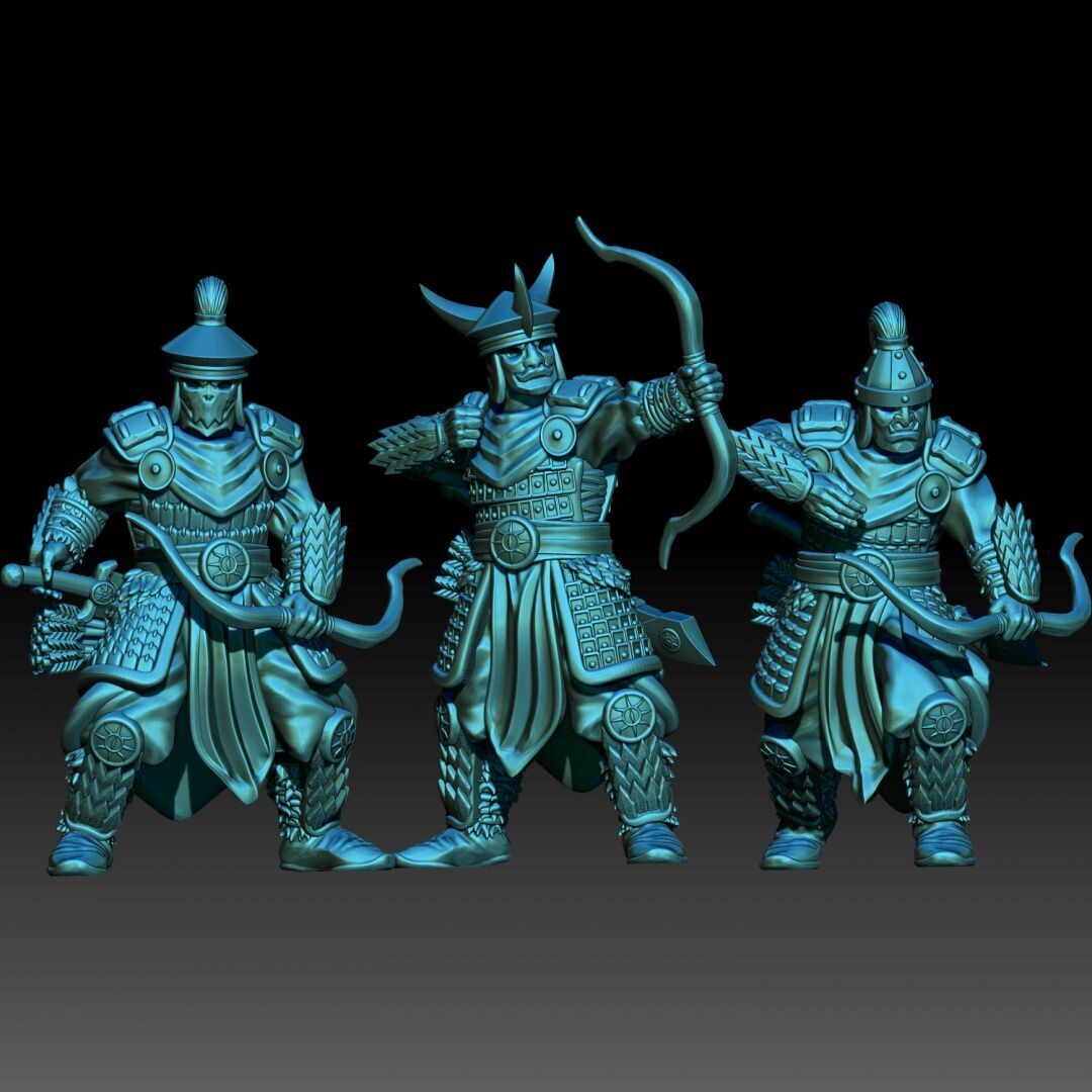 Golden Horde Archers  (Pack 4 units)