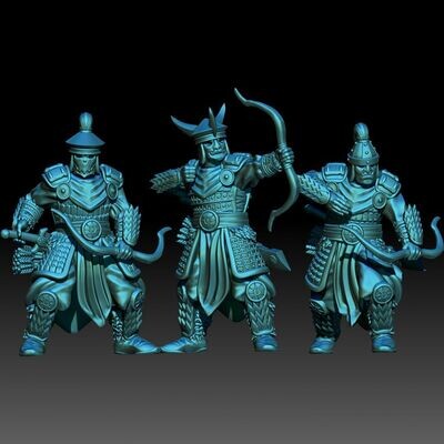 Golden Horde Archers  (Pack 4 units)