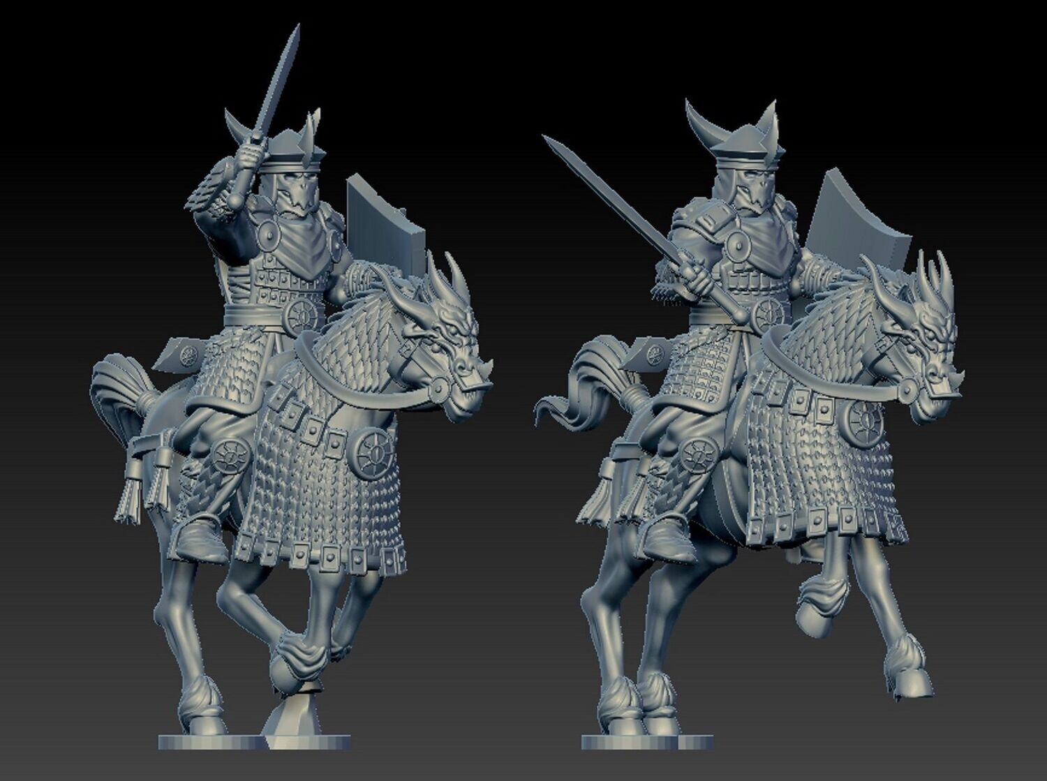 Golden Horde Riders (Pack 4 units)