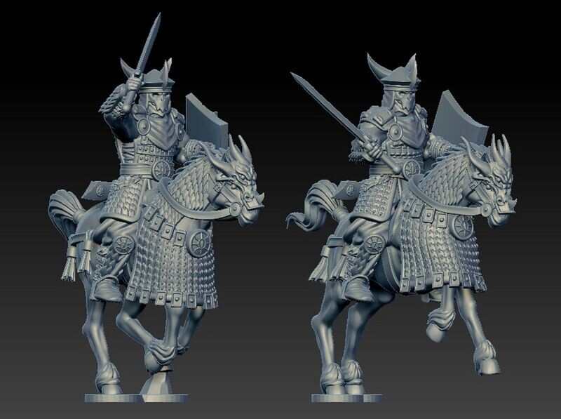 Golden Horde Riders (Pack 4 units)
