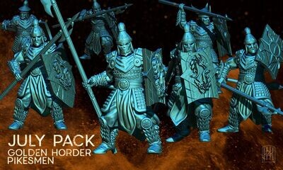 Golden Horde Pikemen (Pack 4 units)
