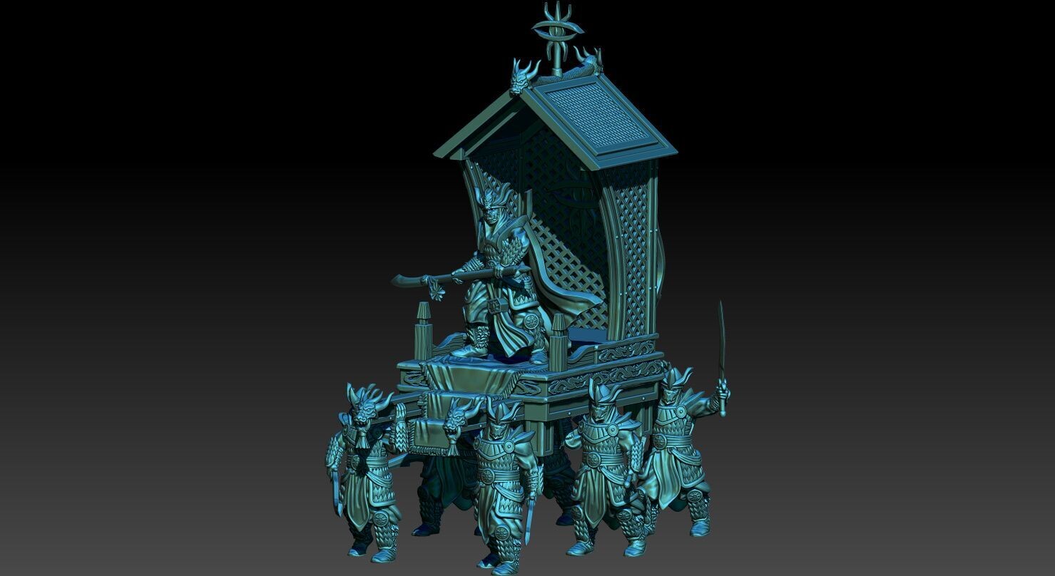 Golden Horde - Emperor on Palanquin