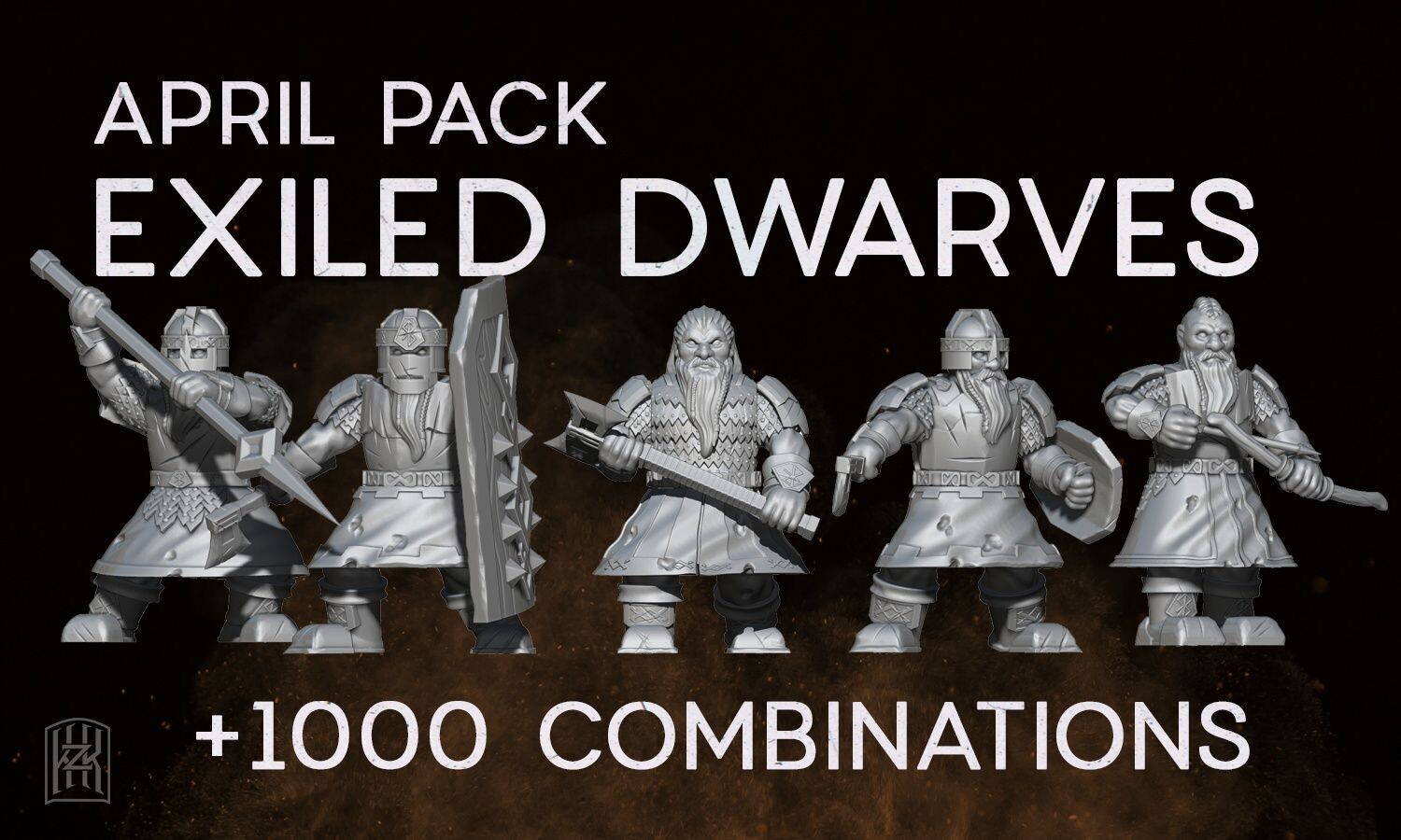 Exiled Dwarfs - Troops (Pack 10 units)