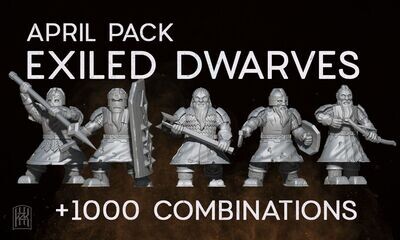 Exiled Dwarfs - Troops (Pack 10 units)