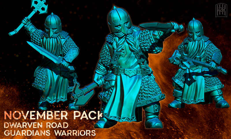 Exiled Dwarfs - Road Guardians (Pack 4 units)