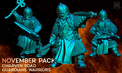 Exiled Dwarfs - Road Guardians (Pack 4 units)