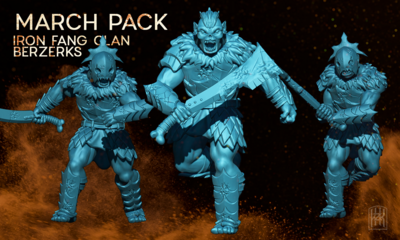 Iron Fang - Orc Berserks (pack 9 units)