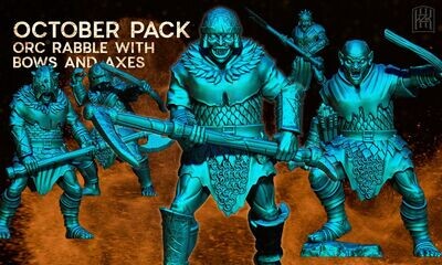 Orc Rabble Archers (Pack 4 units)