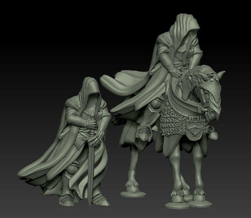 Hollow Lord on foot & mounted
