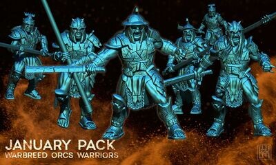 Warbreed Orcs Orc Warriors (Pack 5 units)