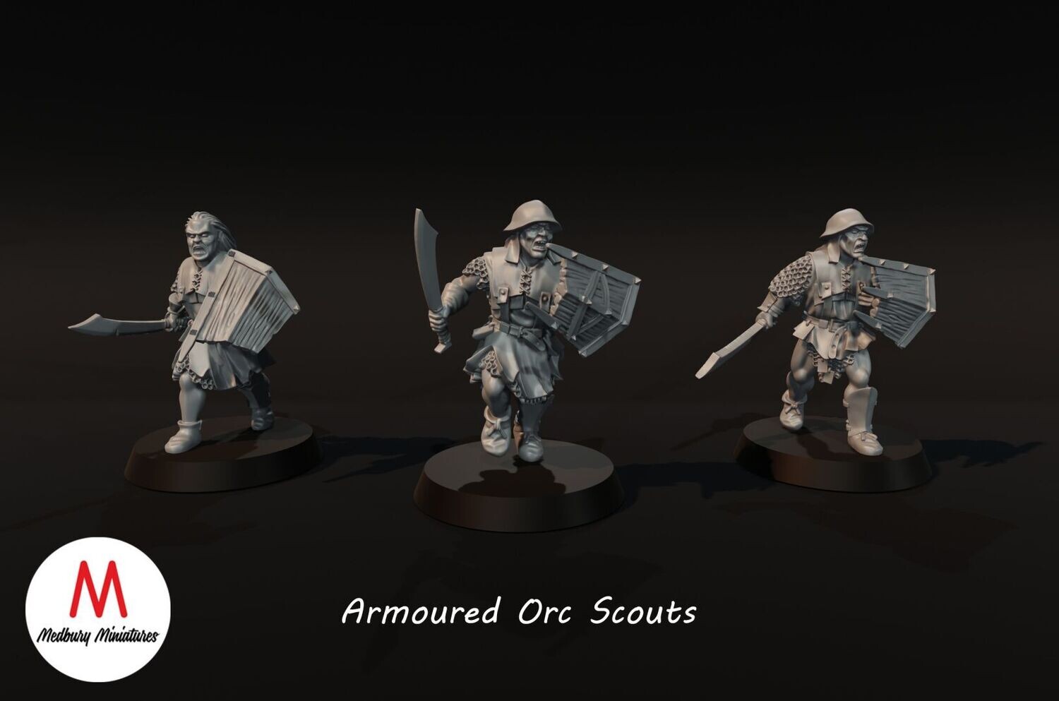 Armoured Orc Scouts (pack 3 units)