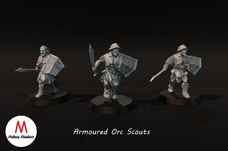 Armoured Orc Scouts (pack 3 units)