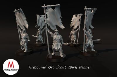 Armoured Orc Scout with Banner