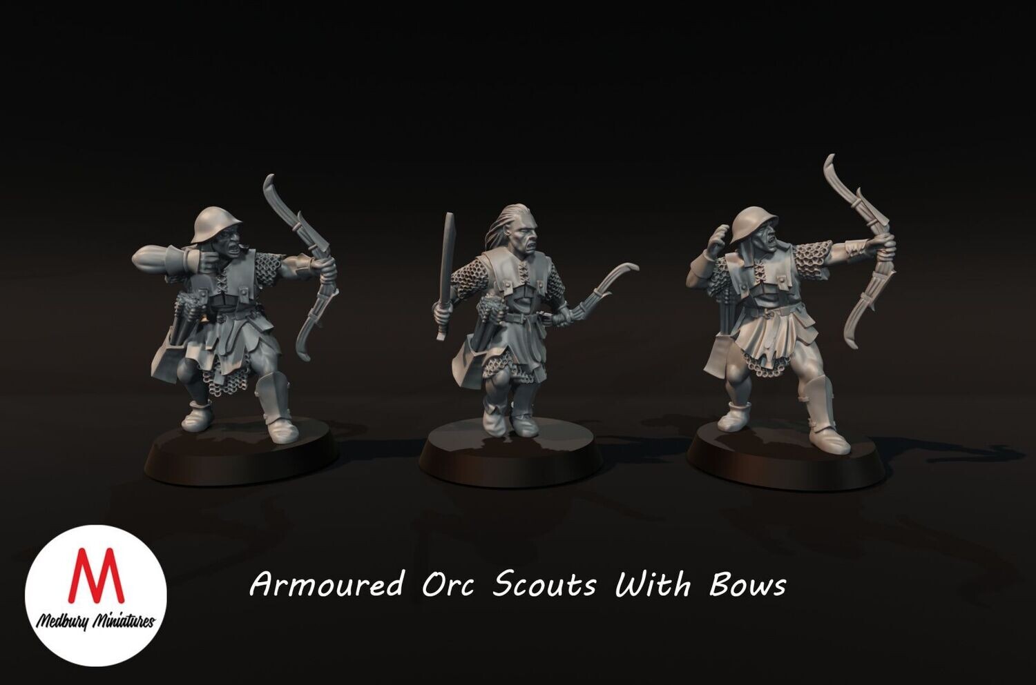 Armoured Orc Scouts with Bows (pack 3 units)