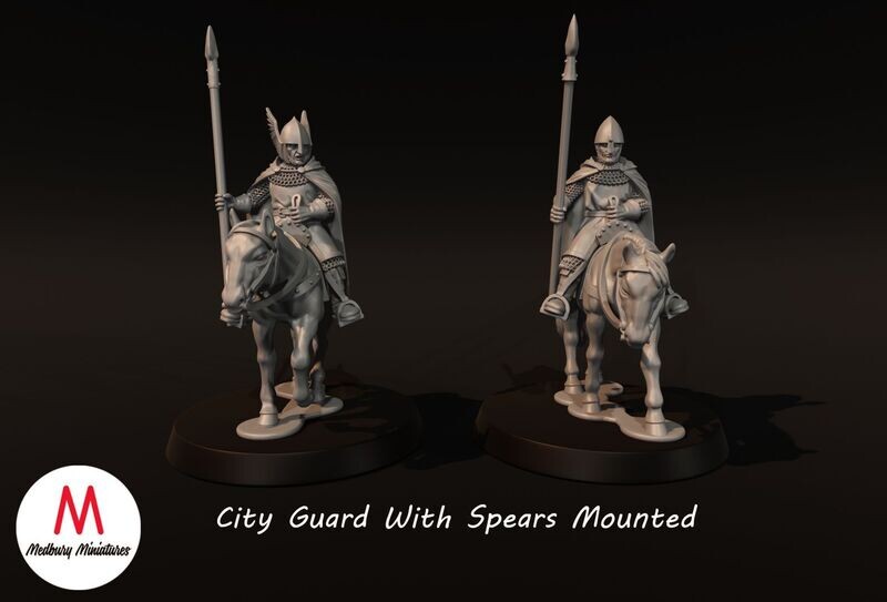 City Guard With Spears Mounted (pack 2 units)