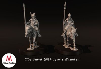 City Guard With Spears Mounted (pack 2 units)