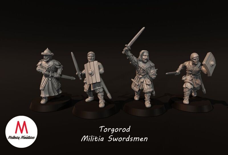 Militia Swordsmen (Pack 4 units)