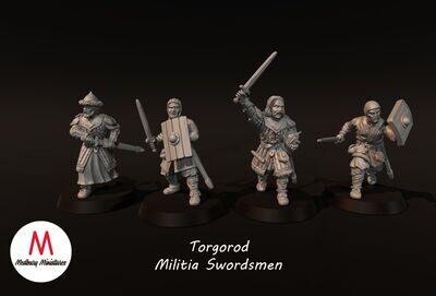 Militia Swordsmen (Pack 4 units)