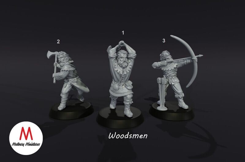 Woodsmen (pack 3 units)