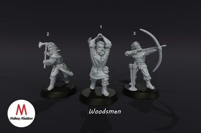 Woodsmen (pack 3 units)