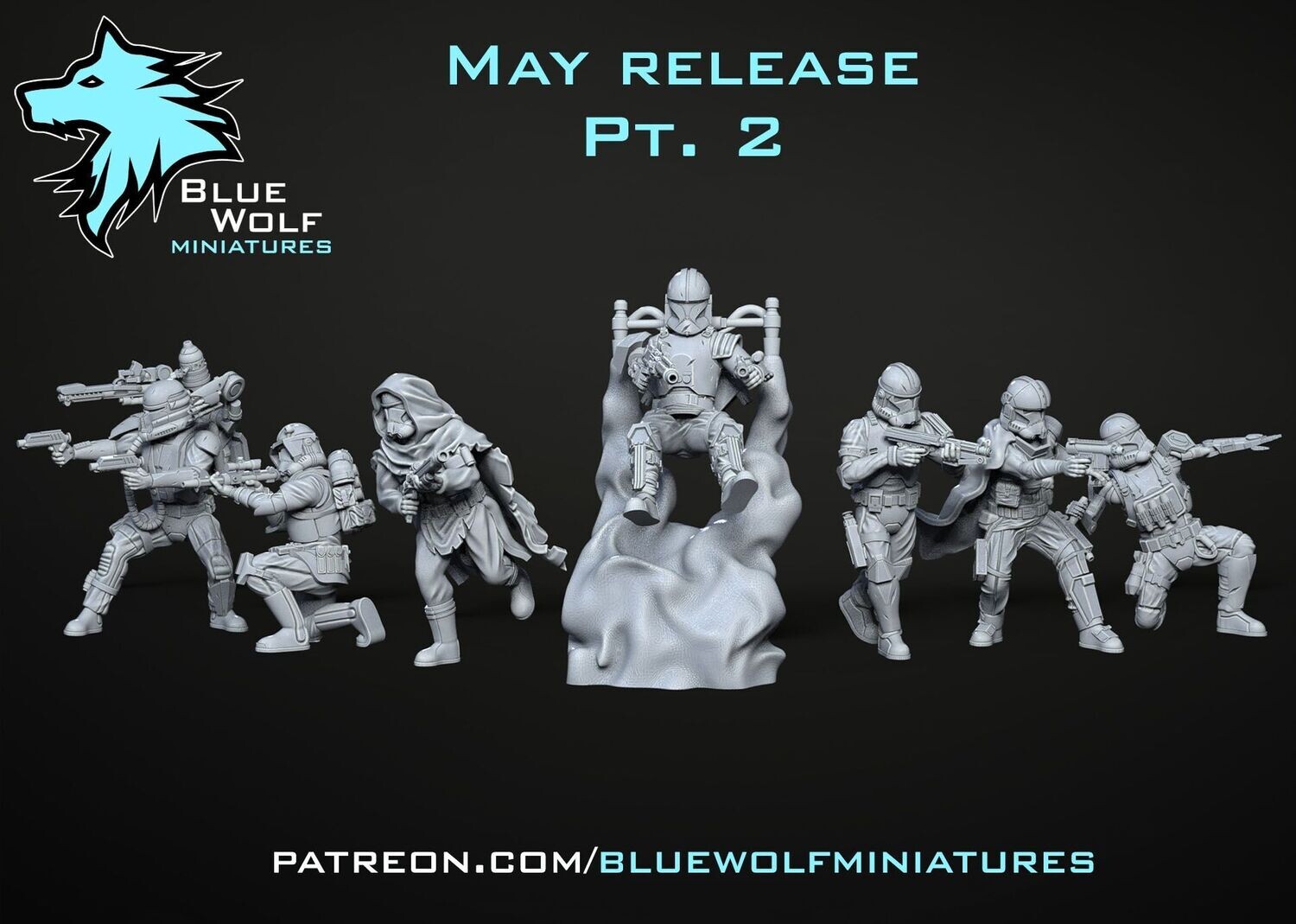 Remnant Clones Squad 2 - Multipart (pack 7 units)