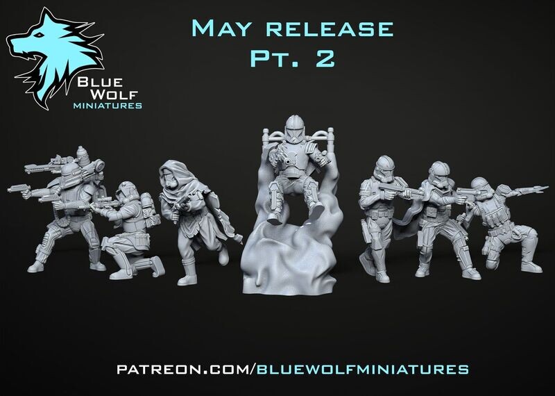 Remnant Clones Squad 2 - Multipart (pack 7 units)