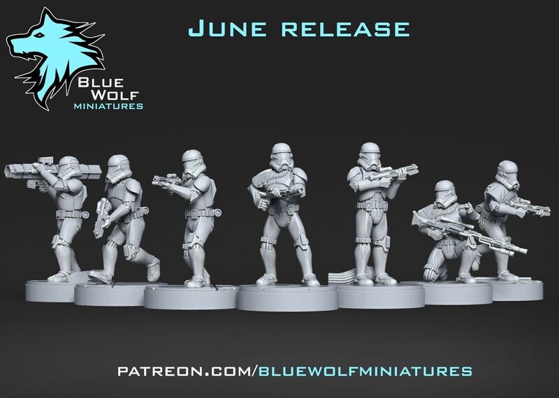 Triton squad - Phase 3 Storm Clones - Multipart (pack 7 units)