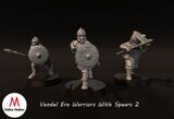 Vendel Era Warriors With Spears 2 (pack 3 units)