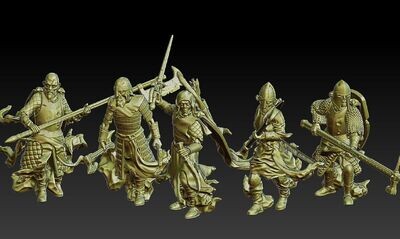 Modular Ghost Archers (5 units)- "Chapter 34 - Undead Army"