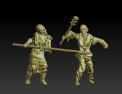 Modular Zombies (2 units)- "Chapter 34 - Undead Army"