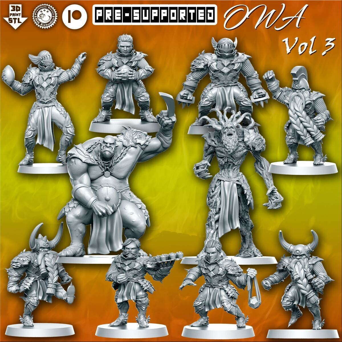 Old World Alicance Team - Mythbowl RN Estudios
( 26 Miniatures)