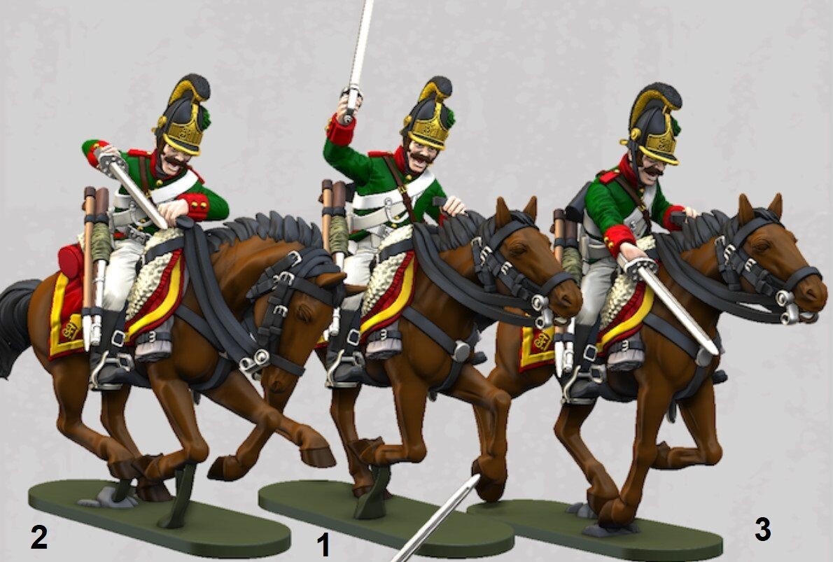 Austrian Cavalry  - Chevaulegers Skirmish (pack 3 units)