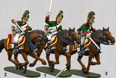 Austrian Cavalry  - Chevaulegers Skirmish (pack 3 units)